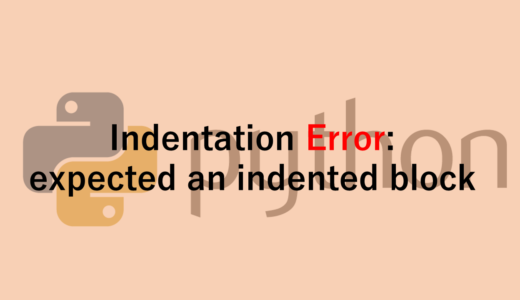 IndentationError: expected an indented block  Python